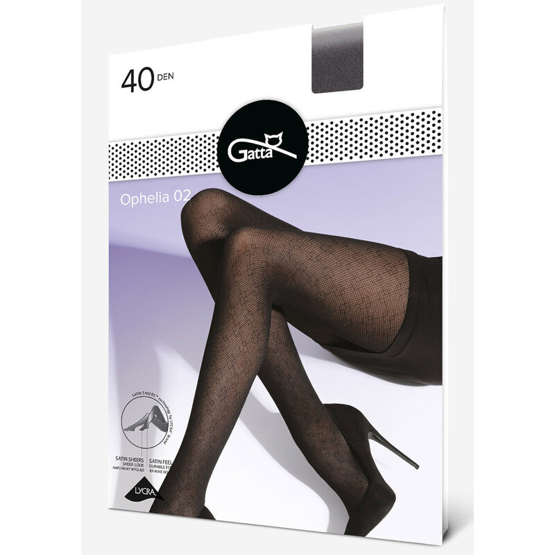 E-shop GATTA Pančuchové nohavice Ophelia40-vz.02 nero 3(M)