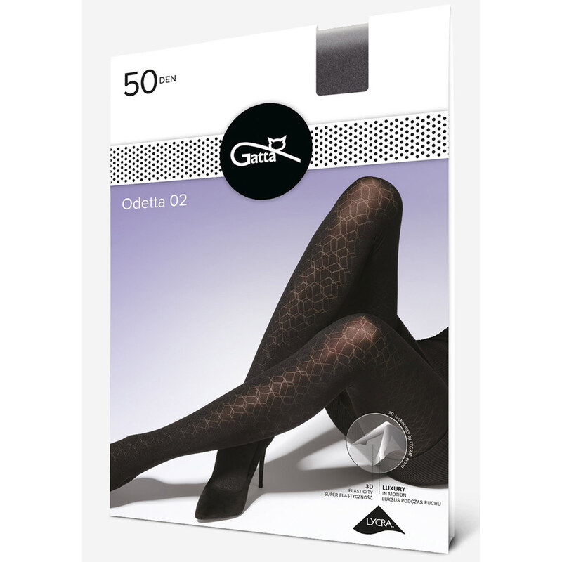 GATTA Pančuchové nohavice Odetta50-vz.02 nero 2(S) 49874369