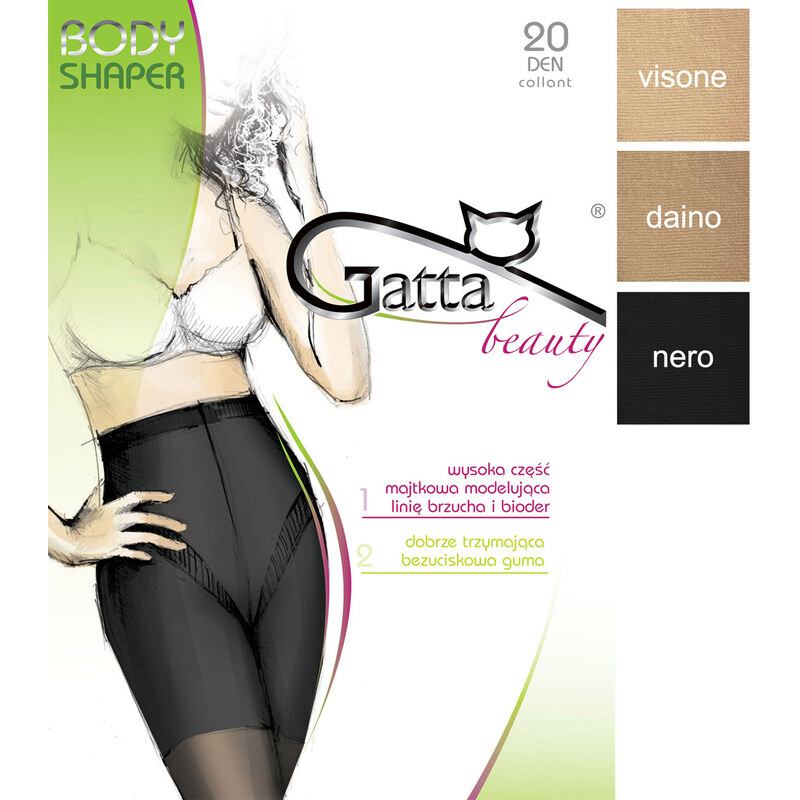 GATTA Pančuchové nohavice Body-shaper20 daino 2(S) 66680172