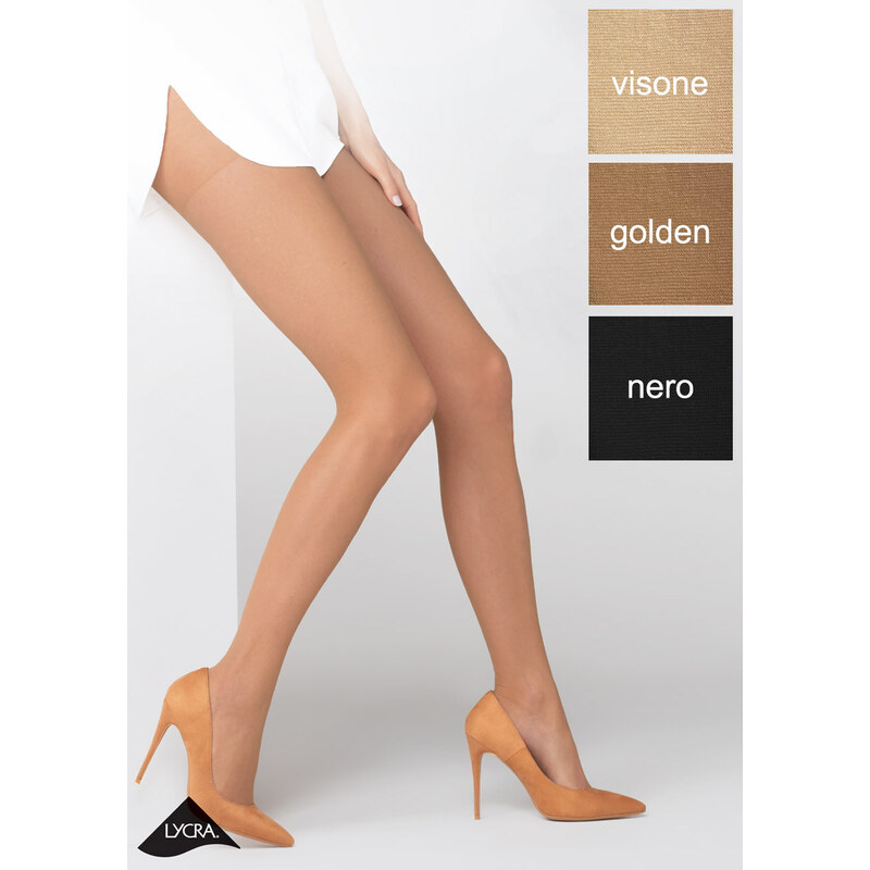 E-shop GATTA Pančuchové nohavice Laura15 golden 2(S)
