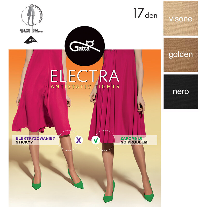 GATTA Pančuchové nohavice Electra17 golden 2(S) 66680184