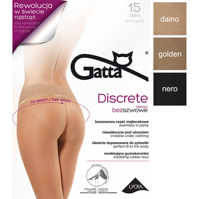 GATTA Pančuchové nohavice Discrete15-vz.01 daino 2(S) 66680186