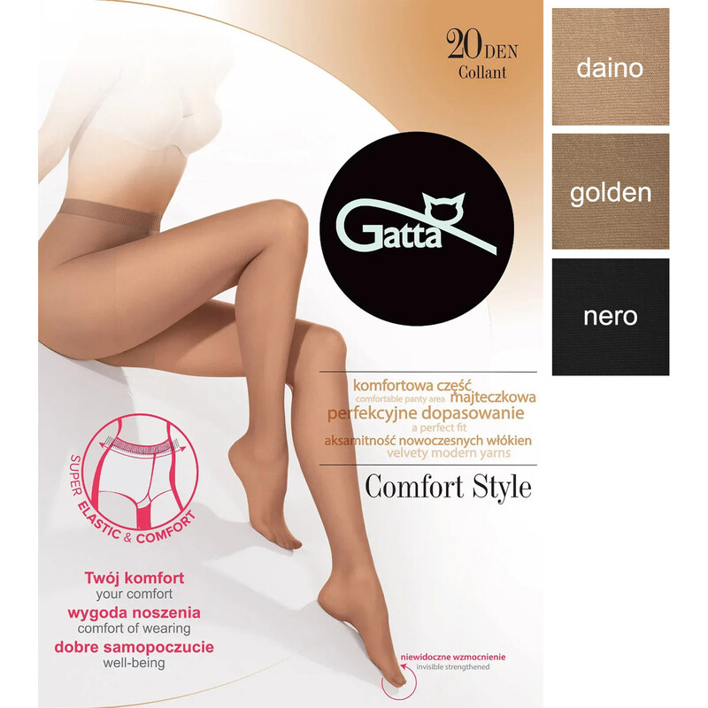 GATTA Pančuchové nohavice Comfort-style20 daino 2(S) 66680187