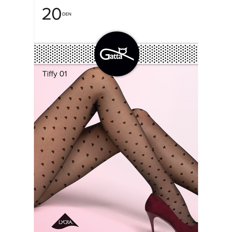 GATTA Pančuchové nohavice Tiffy20-vz.01 nero 2(S) 66680200