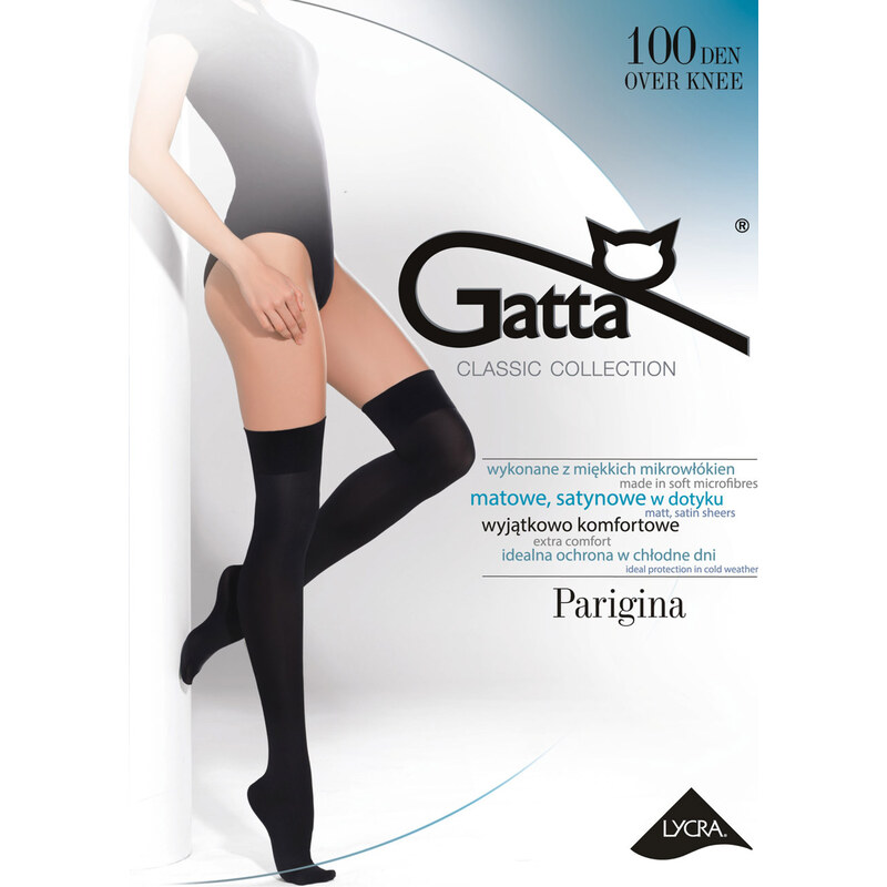 GATTA Dámske ponožky Parigina100 nero uni 66680209