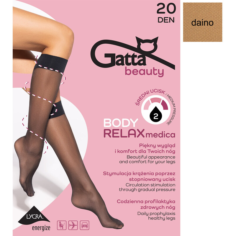 GATTA Kompresné podkolienky pod-relaxmedica20 daino 35-38(23-25) 66680463