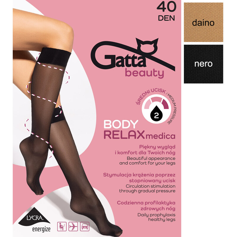GATTA Kompresné podkolienky pod-relaxmedica40 daino 35-38(23-25) 66680464