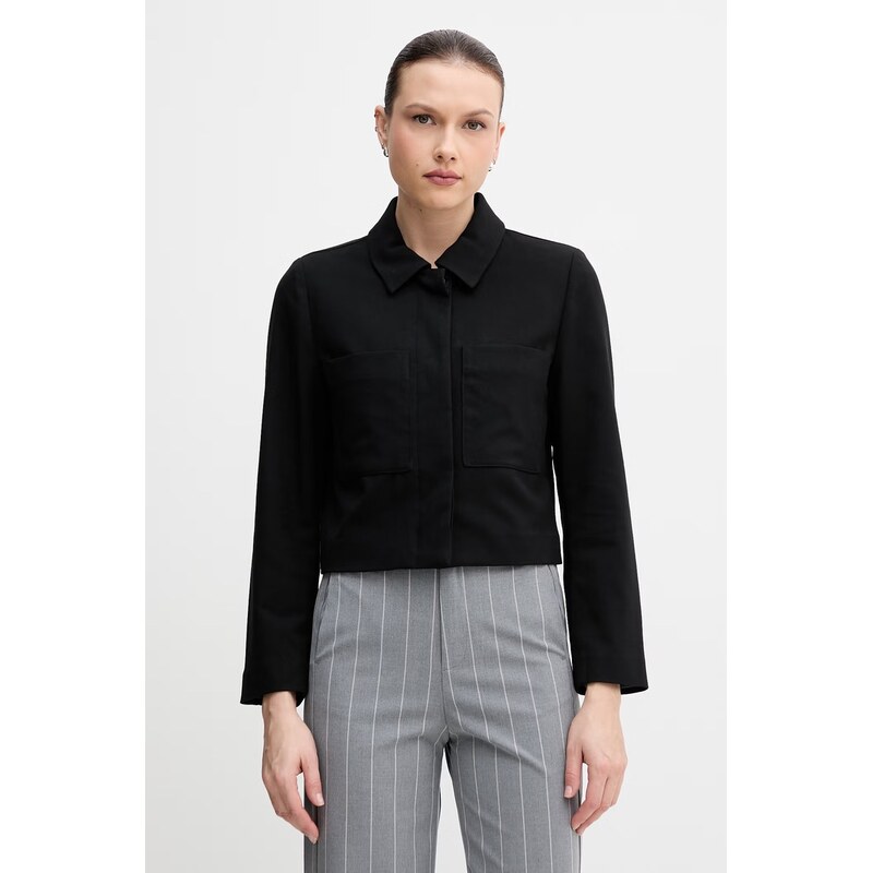 United Colors of Benetton bunda dámska s prímesou vlny 68411505