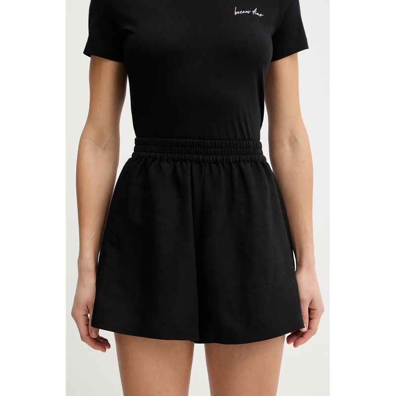 BOSS Orange šortky dámske s ľanom C Tallan 68411511