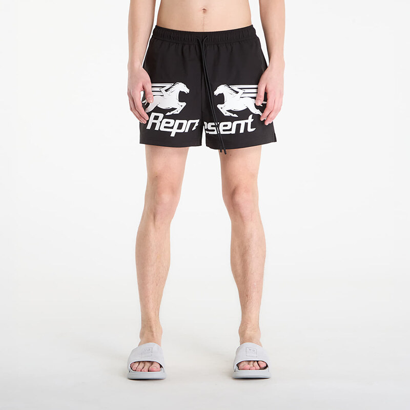 Plavky REPRESENT Nothing Faster Swim Short Jet Black M 68403113
