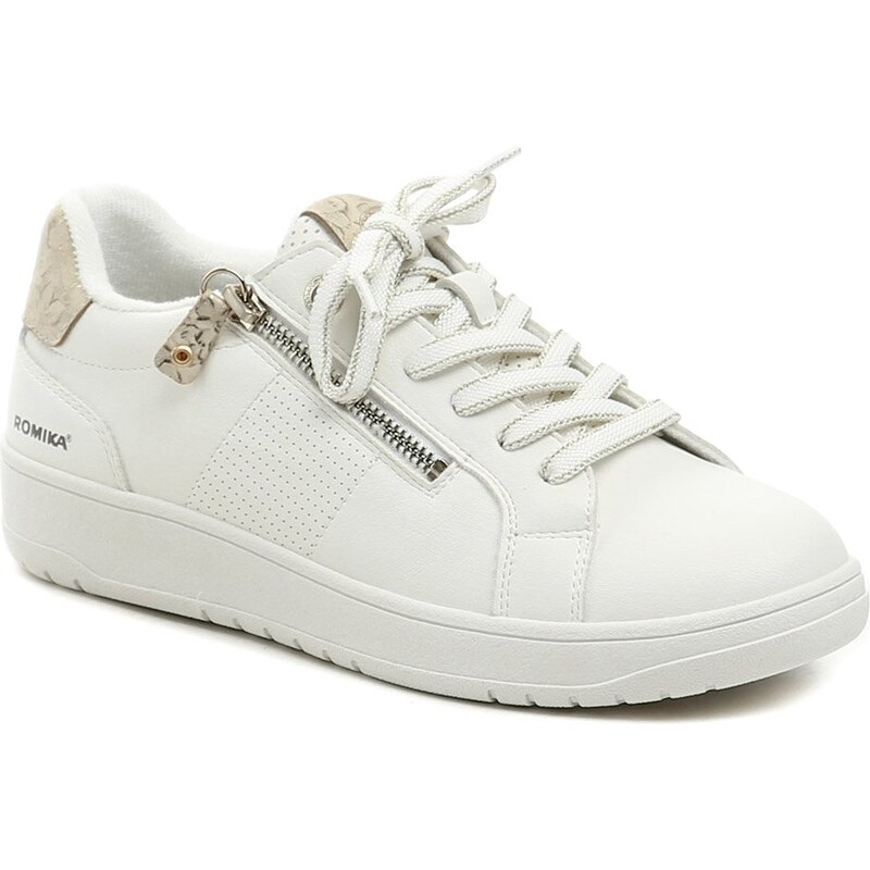 Romika 26R0072012 bielo zlaté dámske poltopánky 68403570