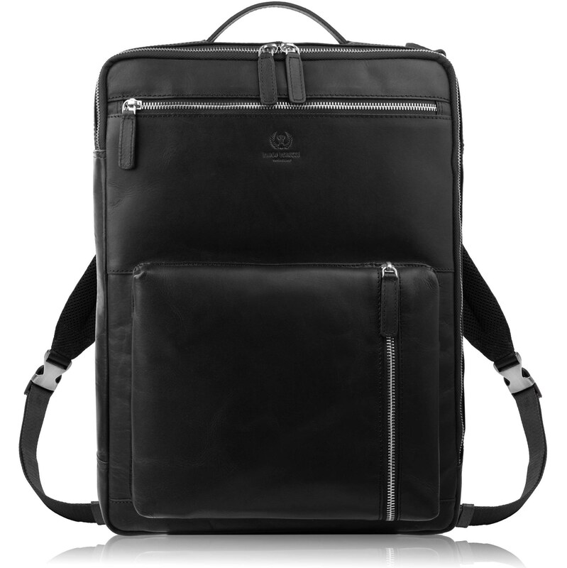 Paolo Peruzzi Prémiový kožený mestský batoh na prácu, vhodný na 68403581
