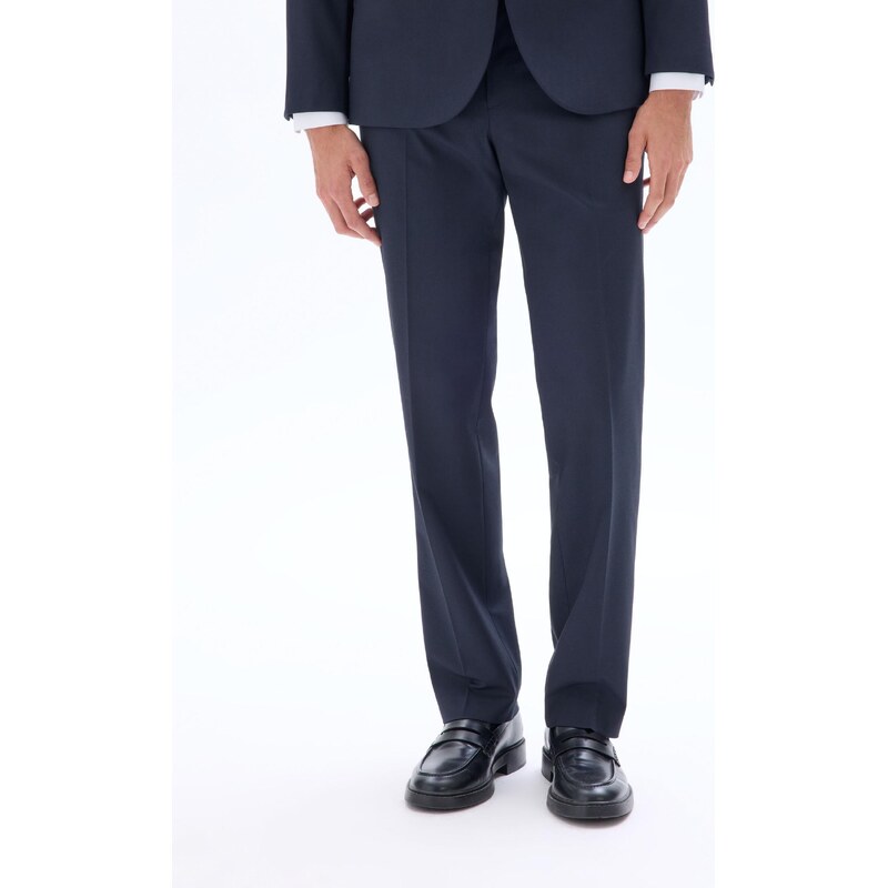 Pánske tmavomodré oblekové nohavice CELIO regular fit 68403667