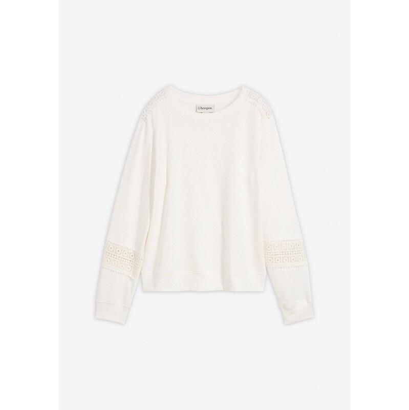 bonprix Mikina, farba biela 68404633