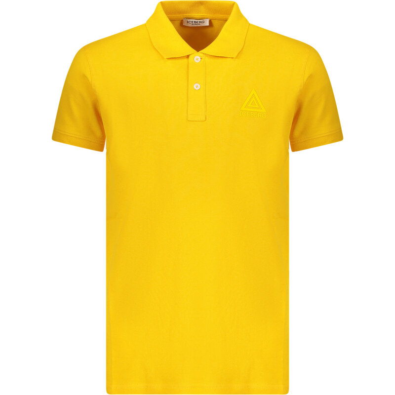 ICEBERG Pánske polo tričko s krátkym rukávom žlté 68410490