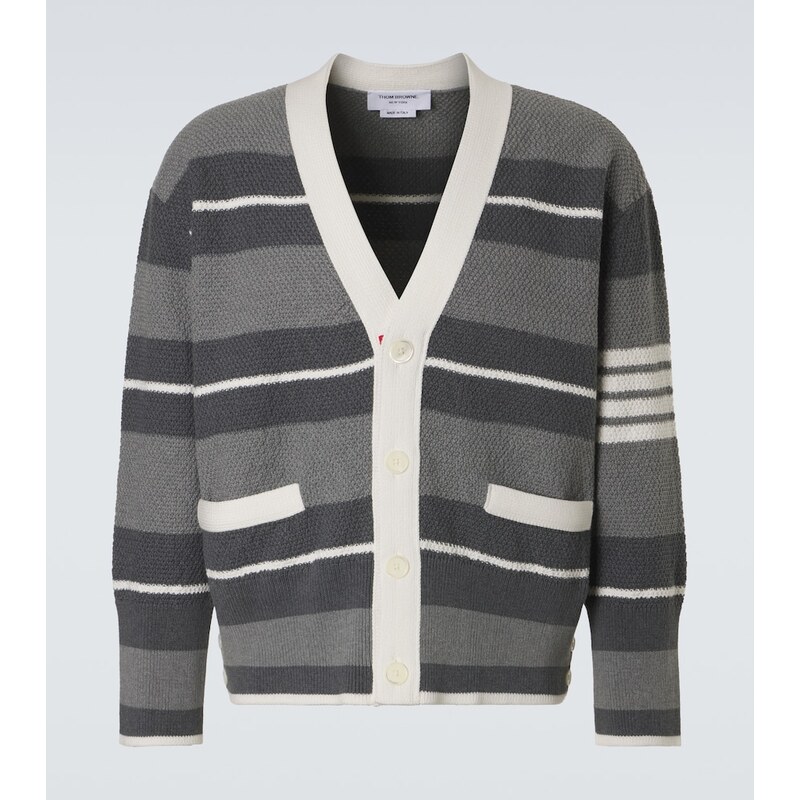 Thom Browne Striped cotton cardigan 68413006