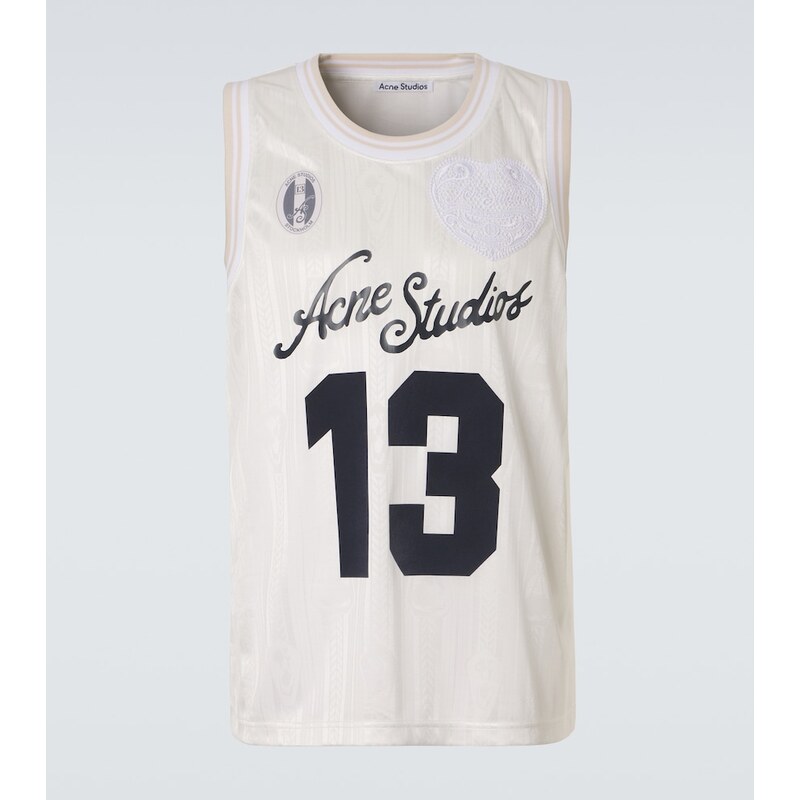 Acne Studios Logo-print tank T-shirt 68434449