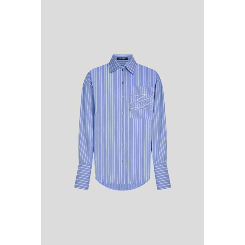 KOŠEĽA KARL LAGERFELD AUTOGRAPH STRIPED POPLIN SHIRT 68411321