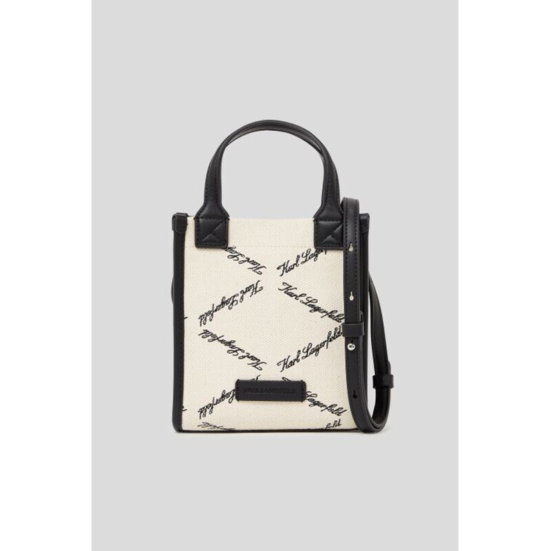 TAŠKA KARL LAGERFELD K/VILLE MINI NS CB EMB CANVAS 68411358
