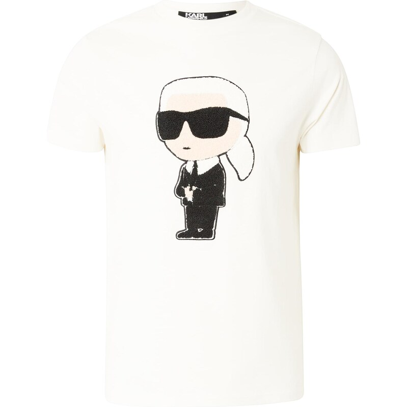 Karl Lagerfeld Tričko béžová / čierna / šedobiela 68414513