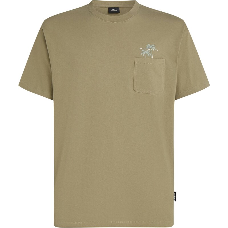 ONEILL Tričko olivová / pastelovo zelená / biela 68414554