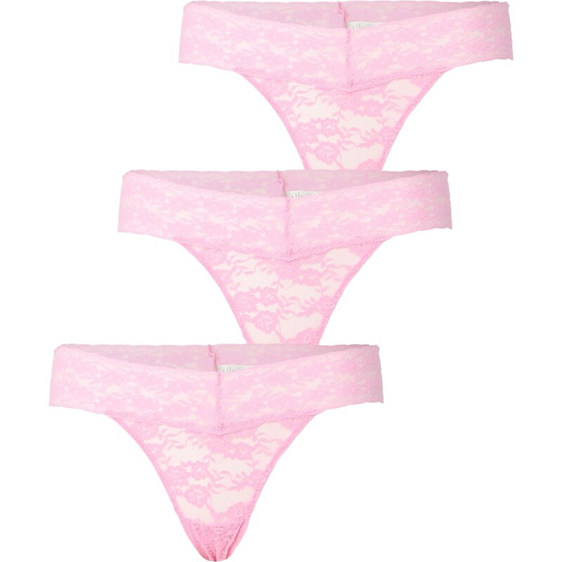 E-shop Lindex Tangá Lacey svetloružová
