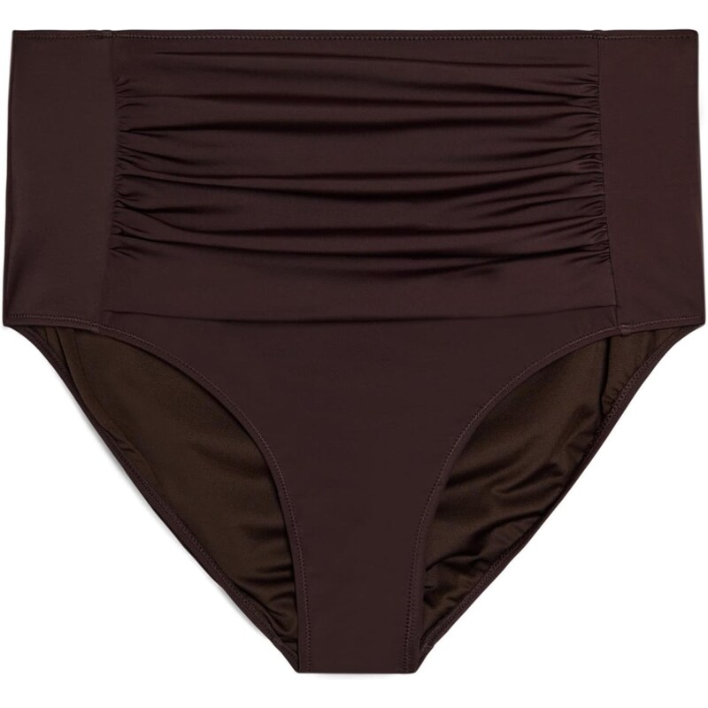 Swim by Zizzi Bikinové nohavičky Basic tmavohnedá 68414682