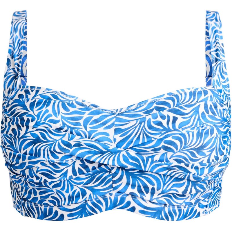 Swim by Zizzi Bikinový top Stella modrá / biela 68414688
