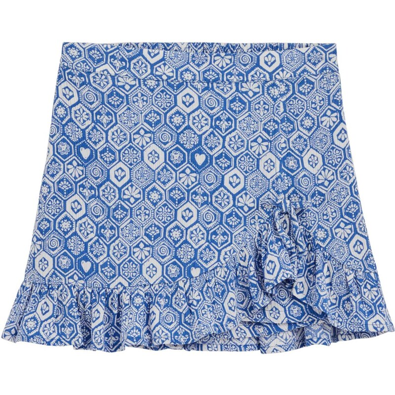 WE Fashion Sukňa modrá / biela 68414714