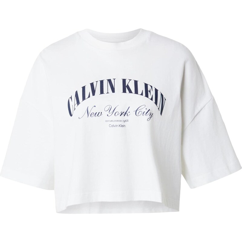 Calvin Klein Jeans Tričko HERITAGE tmavomodrá / biela 68414742