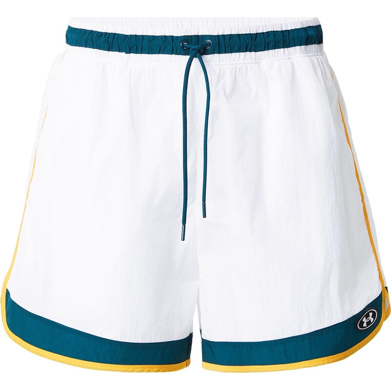 UNDER ARMOUR Športové nohavice modrozelená / žltá / biela 68414789