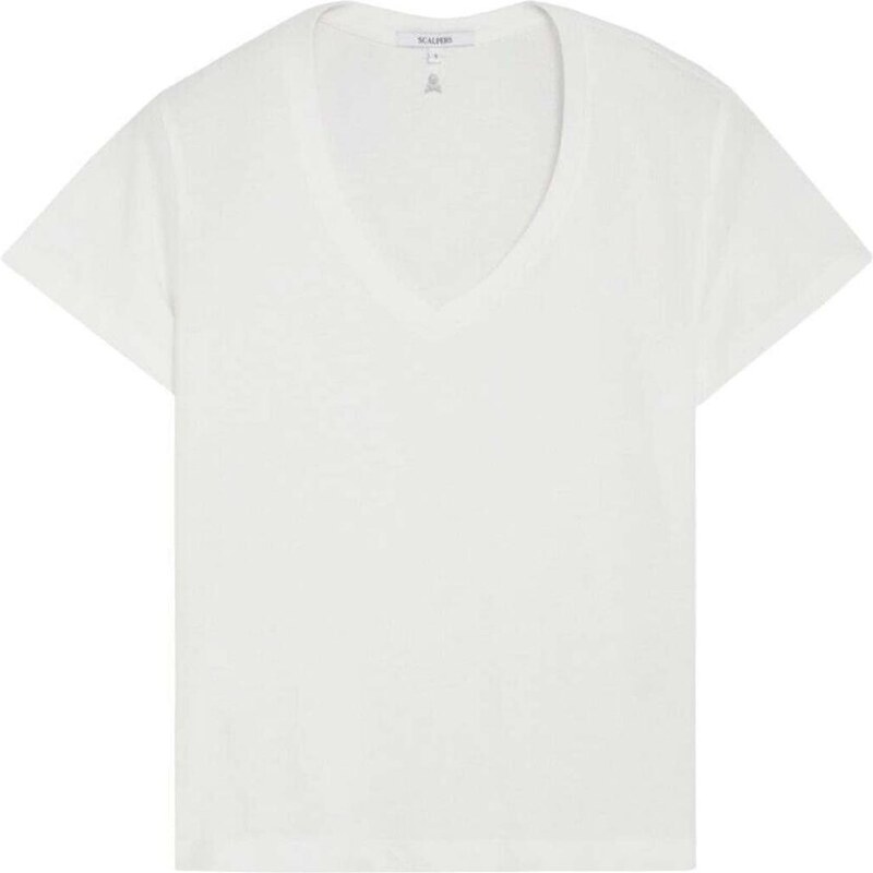 Scalpers Tričko biela 68414794