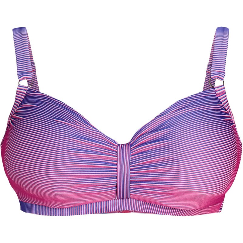 Zizzi Bikinový top Svary fialová / ružová / biela 68414802