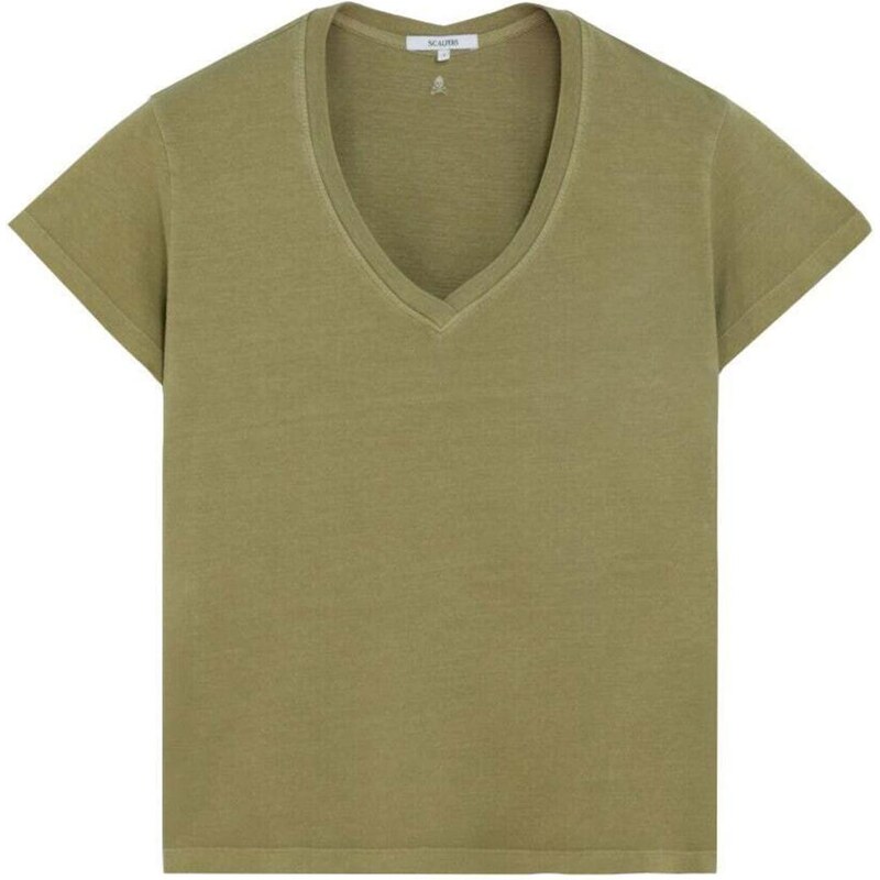 Scalpers Tričko kaki 68414811