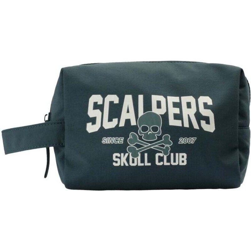 Scalpers Kabelky Skull Club tmavozelená / prírodná biela 68414865