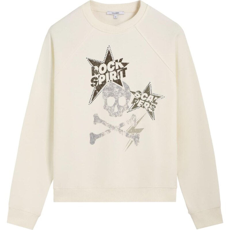 Scalpers Mikina nebielená / biela 68414873