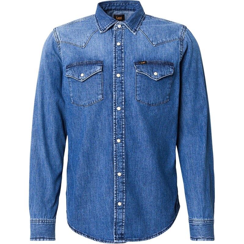 Lee Košeľa REGULAR WESTERN modrá denim 61943285