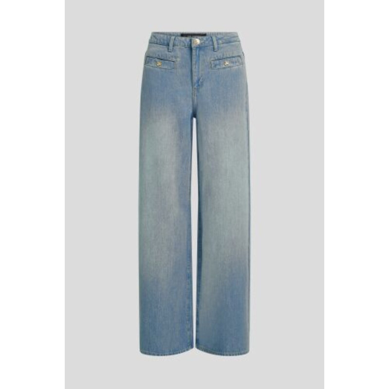 DŽÍNSY KARL LAGERFELD WIDE LEG DENIM PANTS 68411318