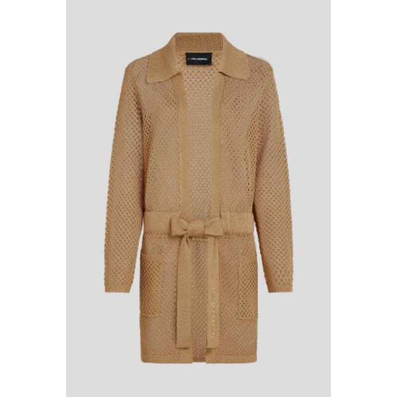 KARDIGÁN KARL LAGERFELD CROCHET KNIT CARDIGAN 68411327