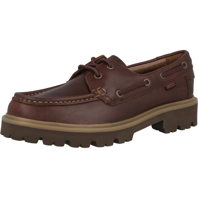 CLARKS Šnurovacie topánky Cleyhill hnedá 68415110