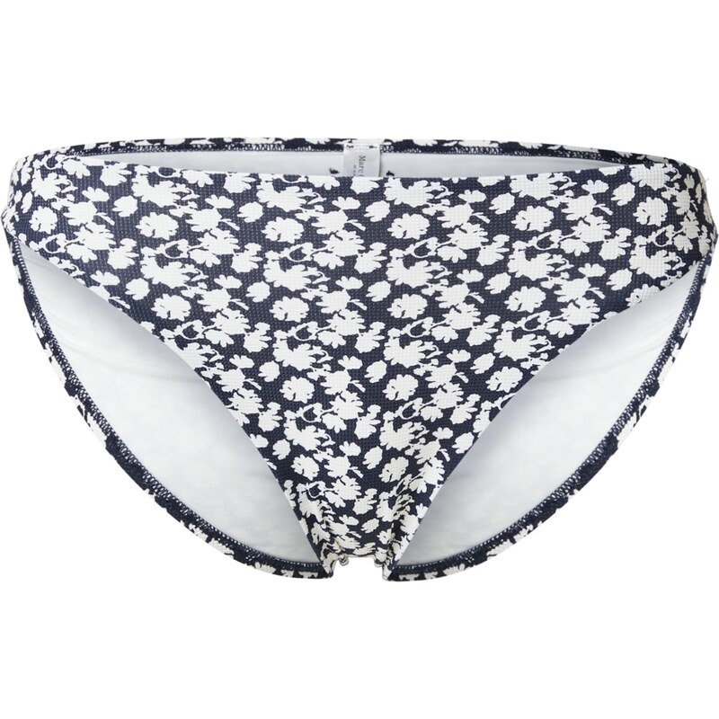 Marc OPolo Bikinové nohavičky Millefleur tmavomodrá / biela 68415136