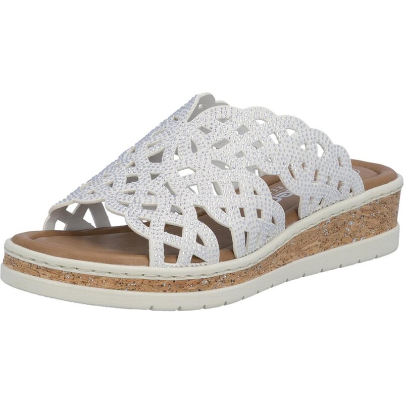 Rieker Šľapky biela 68415244