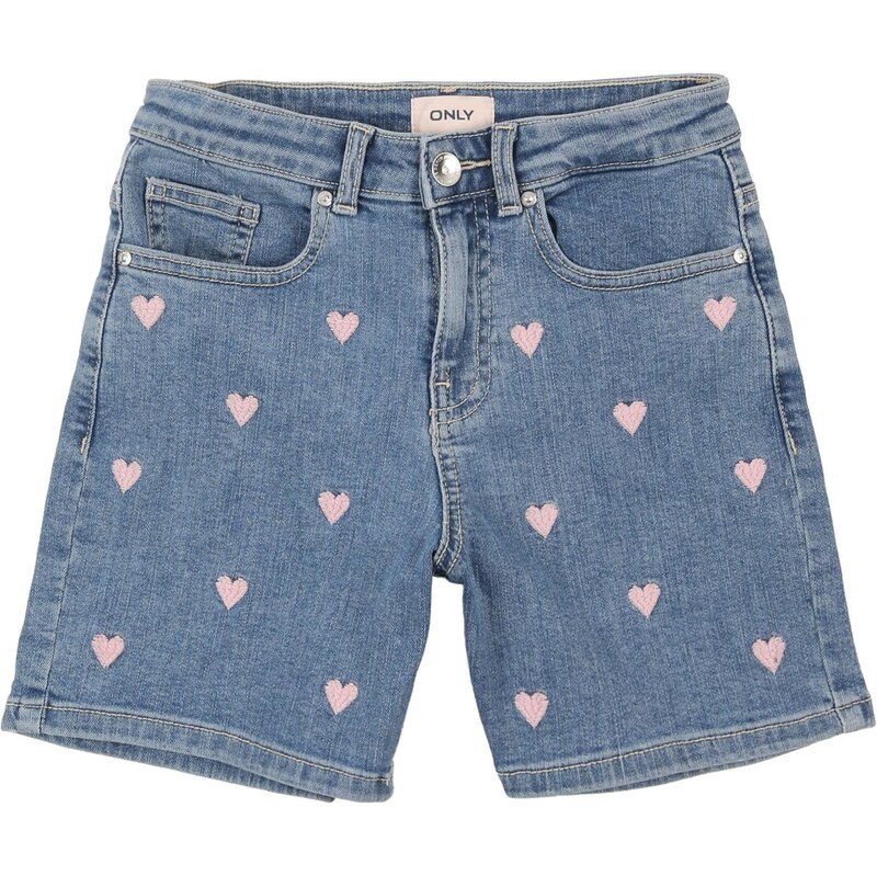 ONLY GIRLS Džínsy KOGJUICY modrá denim / svetloružová 68415274