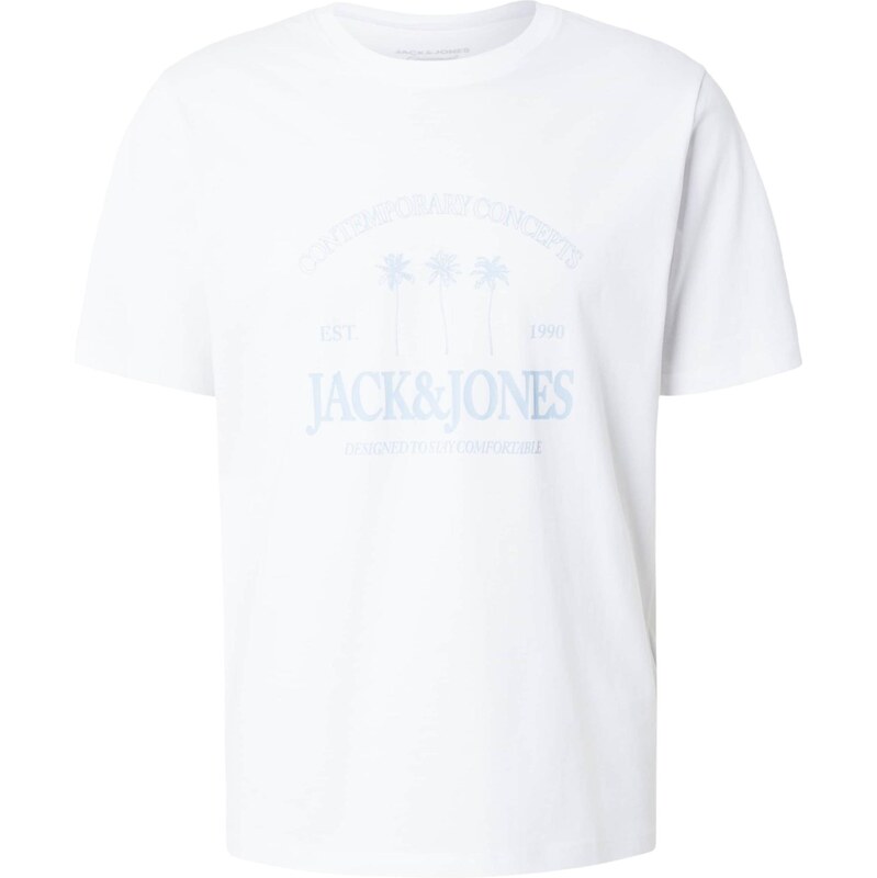 JACK & JONES Tričko JORNANTUCKET svetlomodrá / biela 68415287