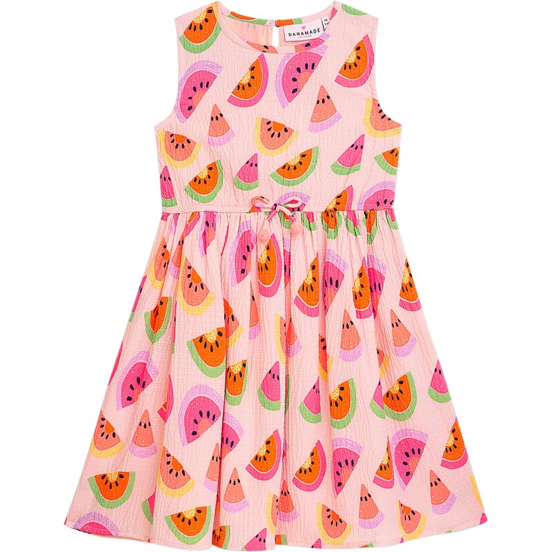 Danamade Šaty trávovo zelená / neónovo ružová / svetloružová / 68415536