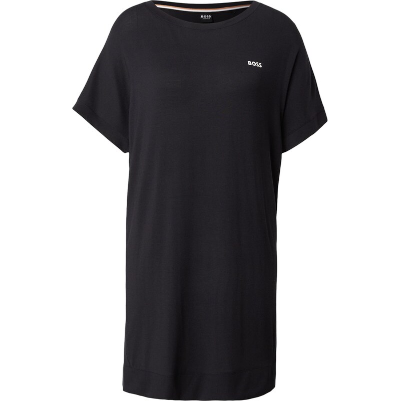 BOSS Nočná košieľka čierna 68415532