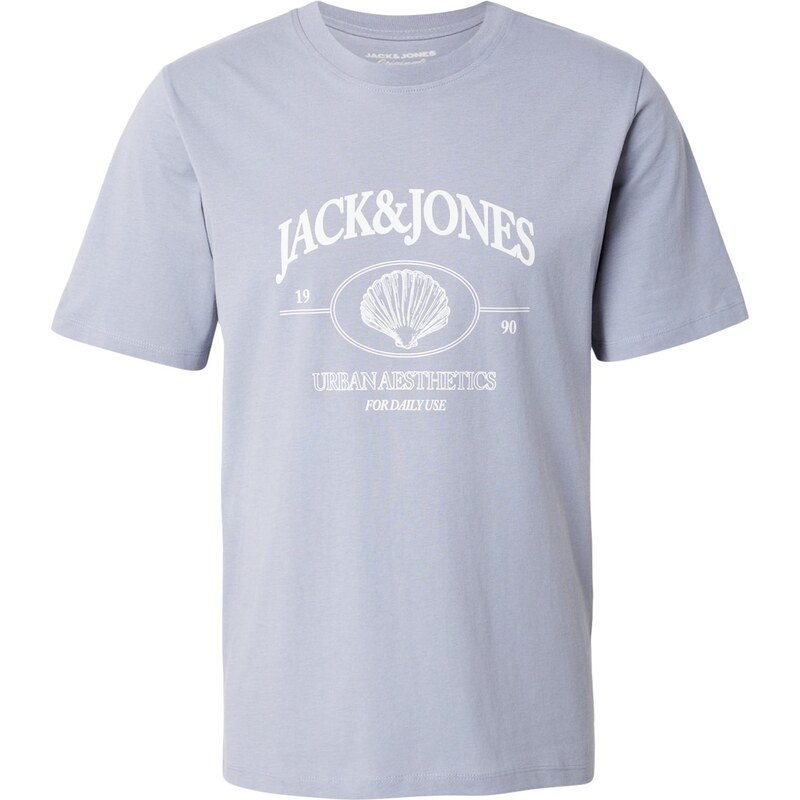 JACK & JONES Tričko JORNANTUCKET opálová / biela 68415593