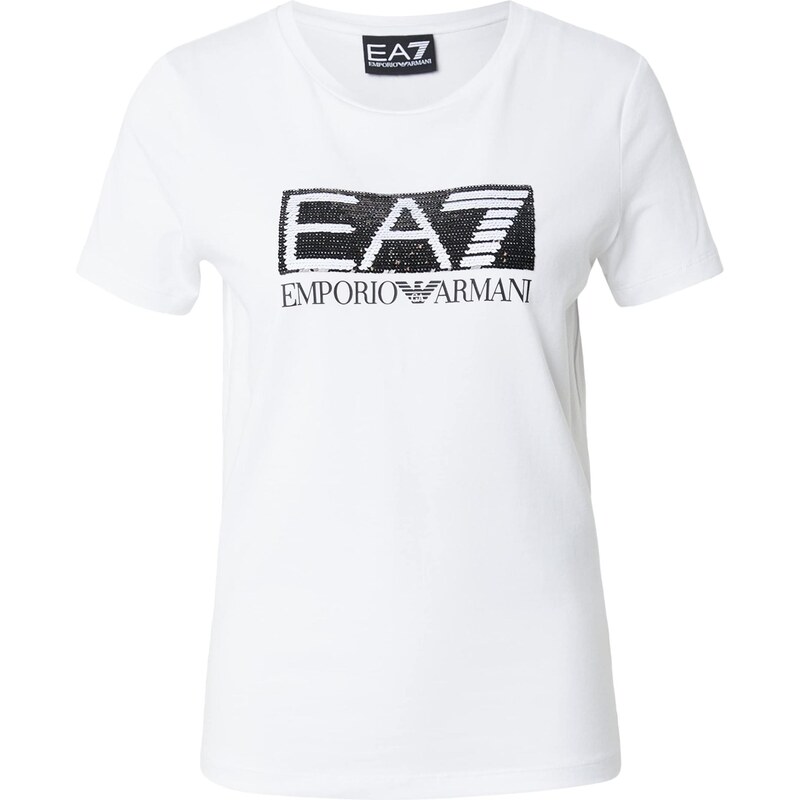EA7 Emporio Armani Tričko čierna / biela 68415648