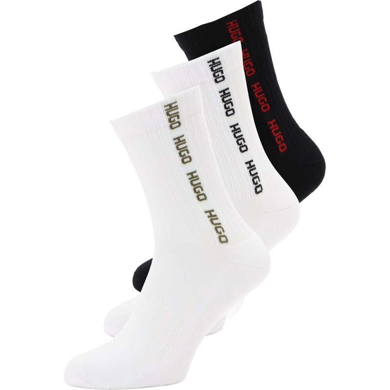 HUGO Ponožky červená / čierna / biela 68415776