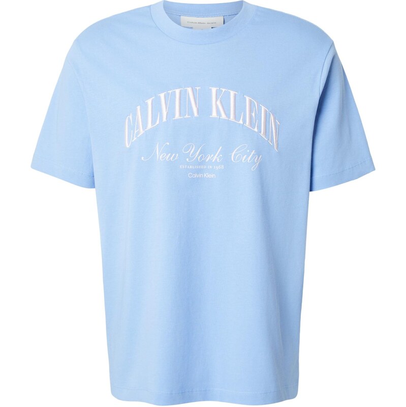 Calvin Klein Jeans Tričko svetlomodrá / biela 68415782
